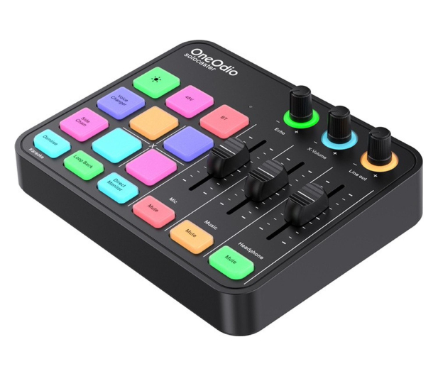 OneOdio Mikser Audio i Karta dźwiękowa Solocaster - 1583926 - zdjęcie 2